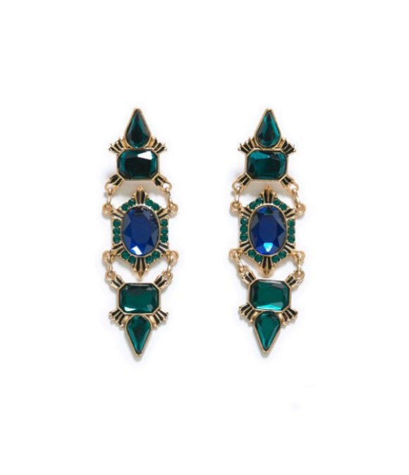 Zara, crystal, flower, necklace, costume jewellery, a/w 13, trend, shopping, india, earrings, rings