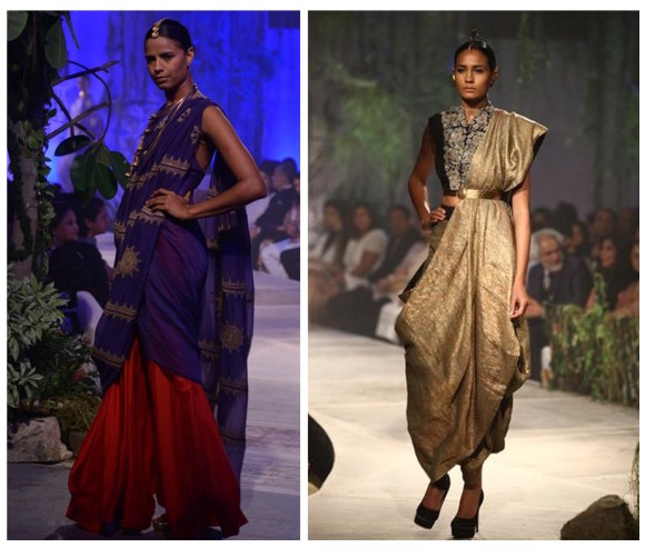 Sexy Back, trend, Fashion, Top 5 trends, PCJ Delhi Couture Fashion Week, India Bridal Fashion Week, Deepika Padukone, Sonam Kapoor, Rohit Bal Shantanu & Nikhil, Anamika Khanna, Suneet Verma, Guarav Gupta, Jyostna Tiwari, Monisha Jaising, JJ Valaya, Raghavendra Rathore, JAckets, capes, Satya Paul, Masaba Gupta, Anamika Khanna, A/w, 2013, Anju Modi