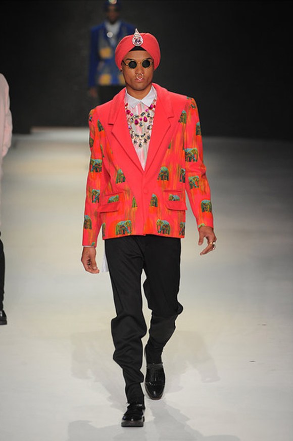 Jeetinder, Sandhu, Menswear, India, Fashion, Prints, Elephants, Tribal, London Fashion Week