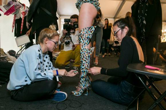 Sophia Webster, London Fashion Week, Supa Dupa Fly, S/s 14, LFW, Spring Summer, Accessories, Shoes, Pumps, Make-Up, Revlon 
