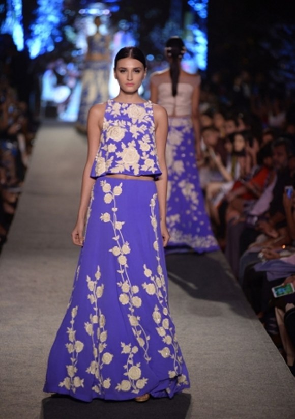 Manish LFW15  blue 6